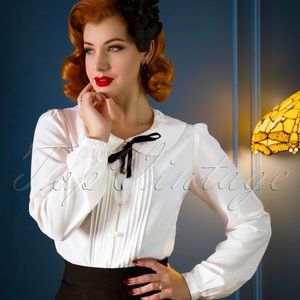 RESERVED FOR julimg_93 - Sailor Rose Blouse by Banned Retro Apparel